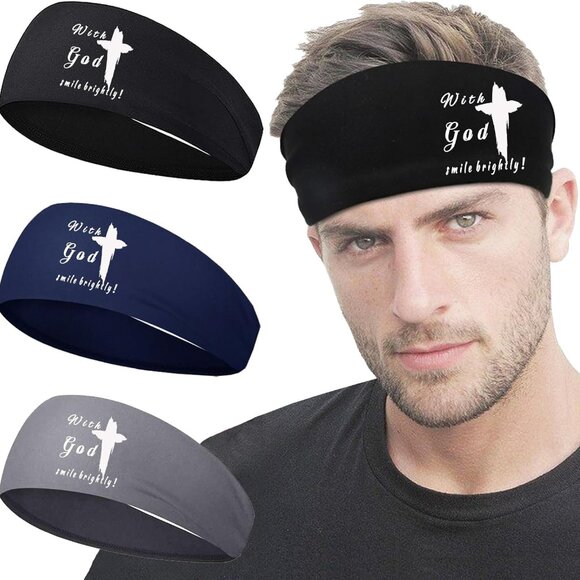 Accessories - Sports Headbands Polyester Unisex Sweatbands for Workout Running and Fitness